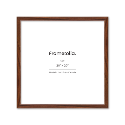 20" x 20" Dark Walnut Hudson Narrows Wall Frame