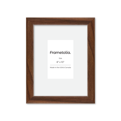 8" x 10" Dark Walnut Hudson Narrows Wall Frame