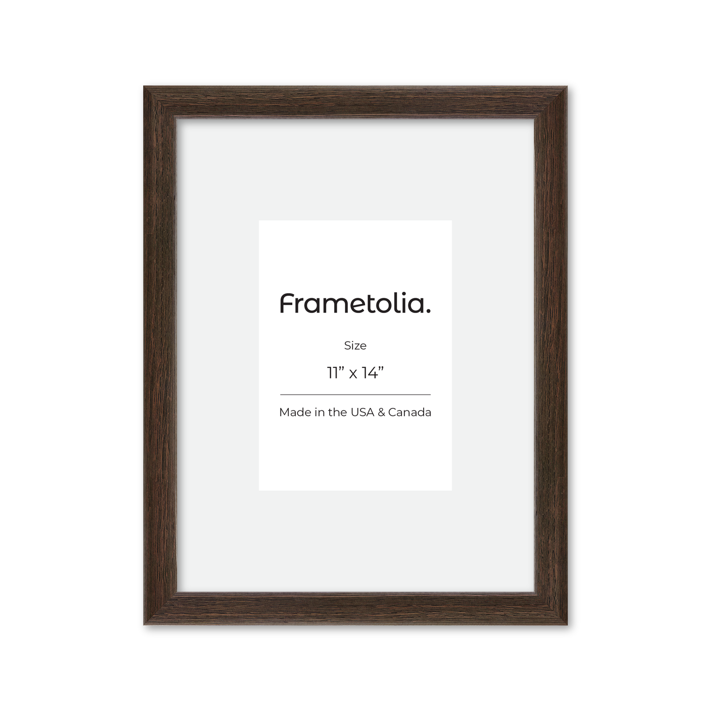 11" x 14" Dark Oak Hudson Narrows Wall Frame