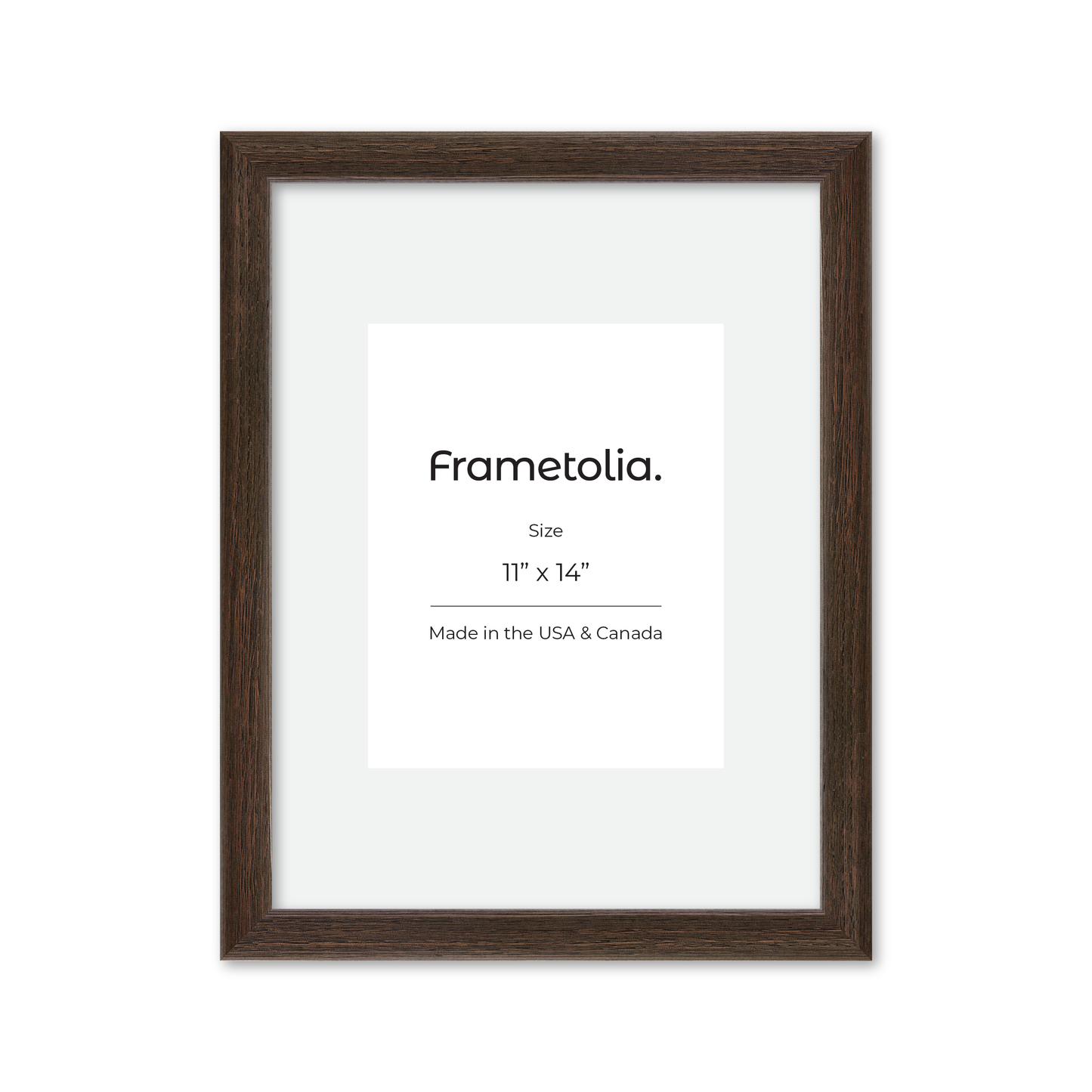 11" x 14" Dark Oak Hudson Narrows Wall Frame