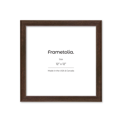 12" x 12" Dark Oak Hudson Narrows Wall Frame