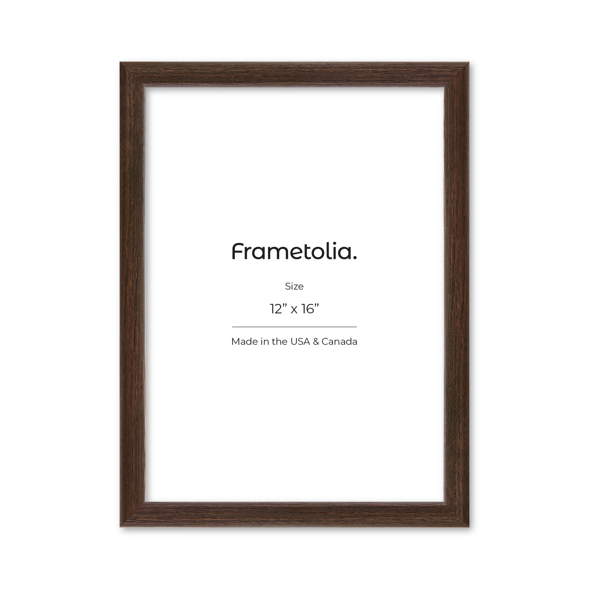 12" x 16" Dark Oak Hudson Narrows Wall Frame