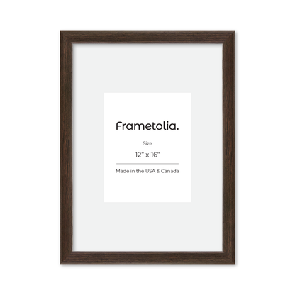 12" x 16" Dark Oak Hudson Narrows Wall Frame