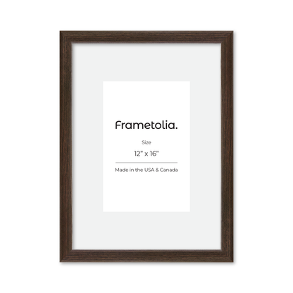 12" x 16" Dark Oak Hudson Narrows Wall Frame