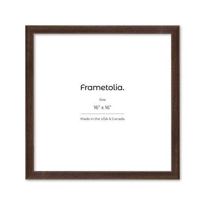 16" x 16" Dark Oak Hudson Narrows Wall Frame