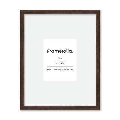 16" x 20" Dark Oak Hudson Narrows Wall Frame