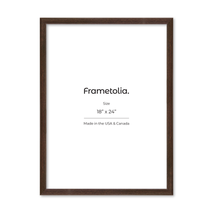 18" x 24" Dark Oak Hudson Narrows Wall Frame