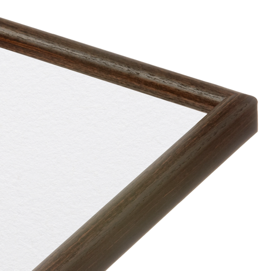 corner of the Dark Oak Hudson Narrows Wall Frame