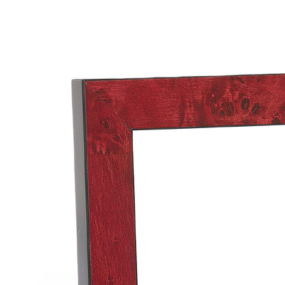 Red Burlwood Medium Width Table Top Frame