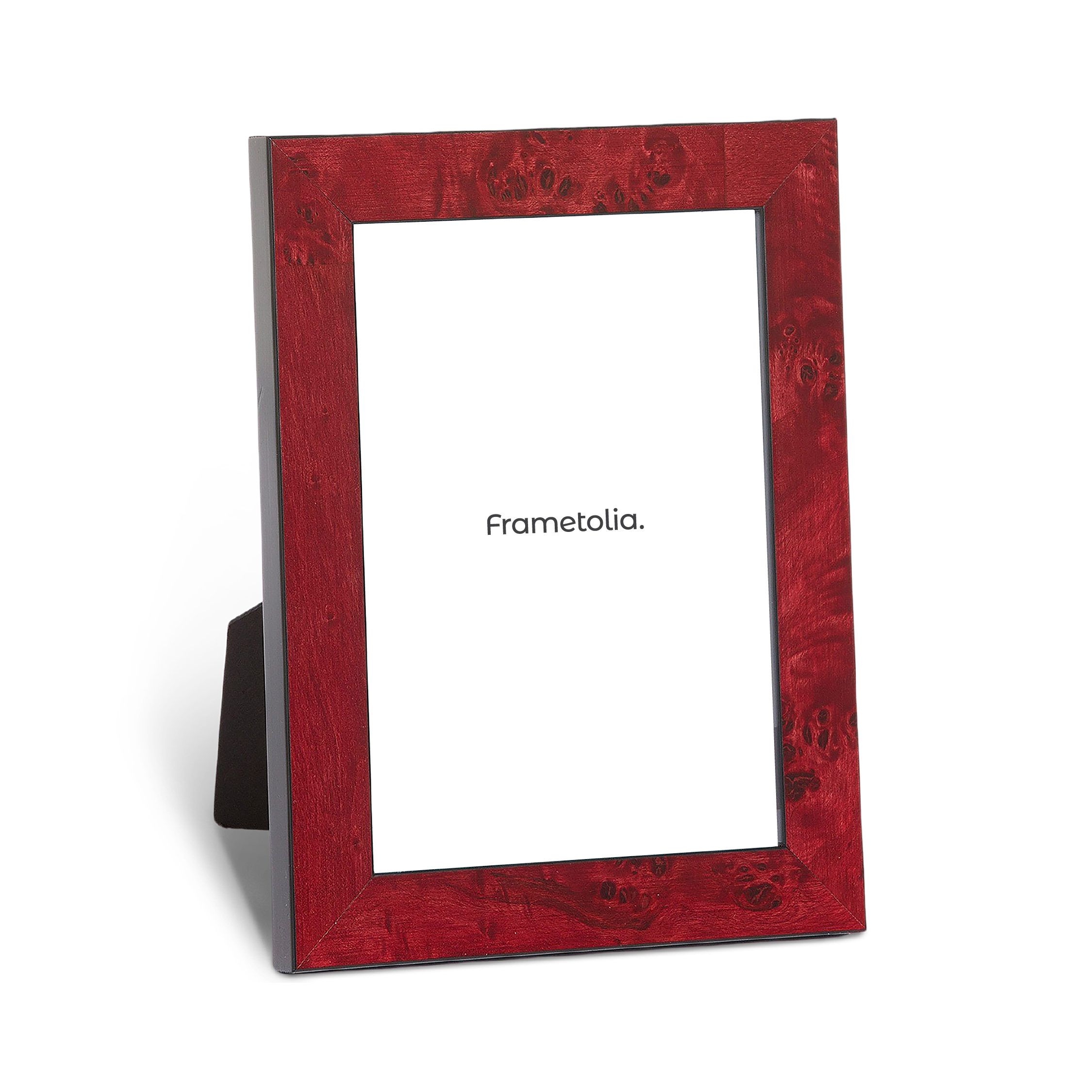 red burlwood medium width tabletop frame