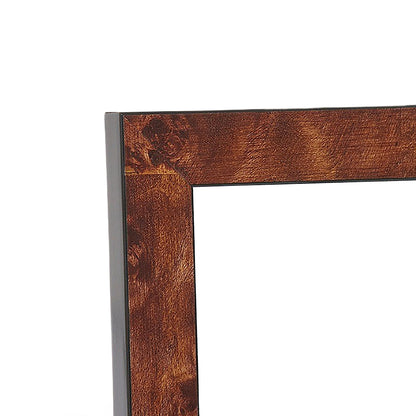 Brown Burlwood Medium Width Table Top Frame