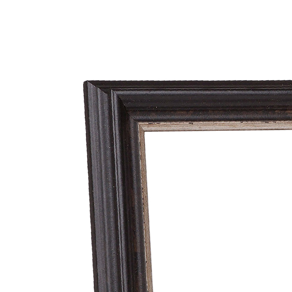 Cocoa & Silver Rustic Medium Width Table Top Frame