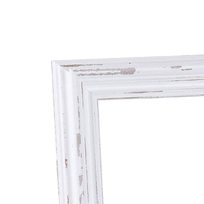 Distressed Rustic White Medium Width Table Top Frame