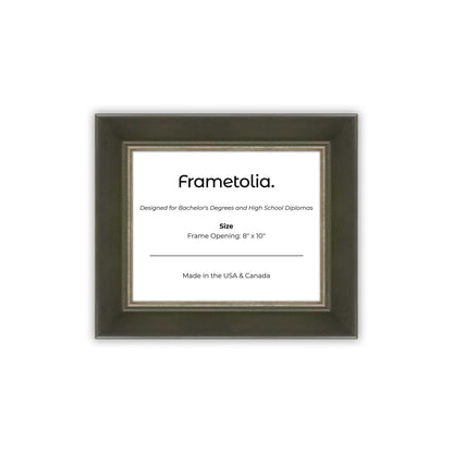 8" x 10" Black FAMILY Diploma Frame - No Mat