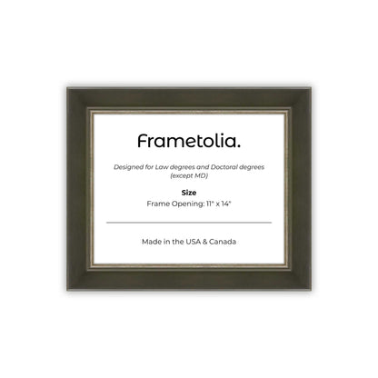 11" x 14" Black FAMILY  Diploma Frame - No Mat