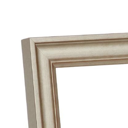 Gilded Silver Modern Medium Width Table Top Frame