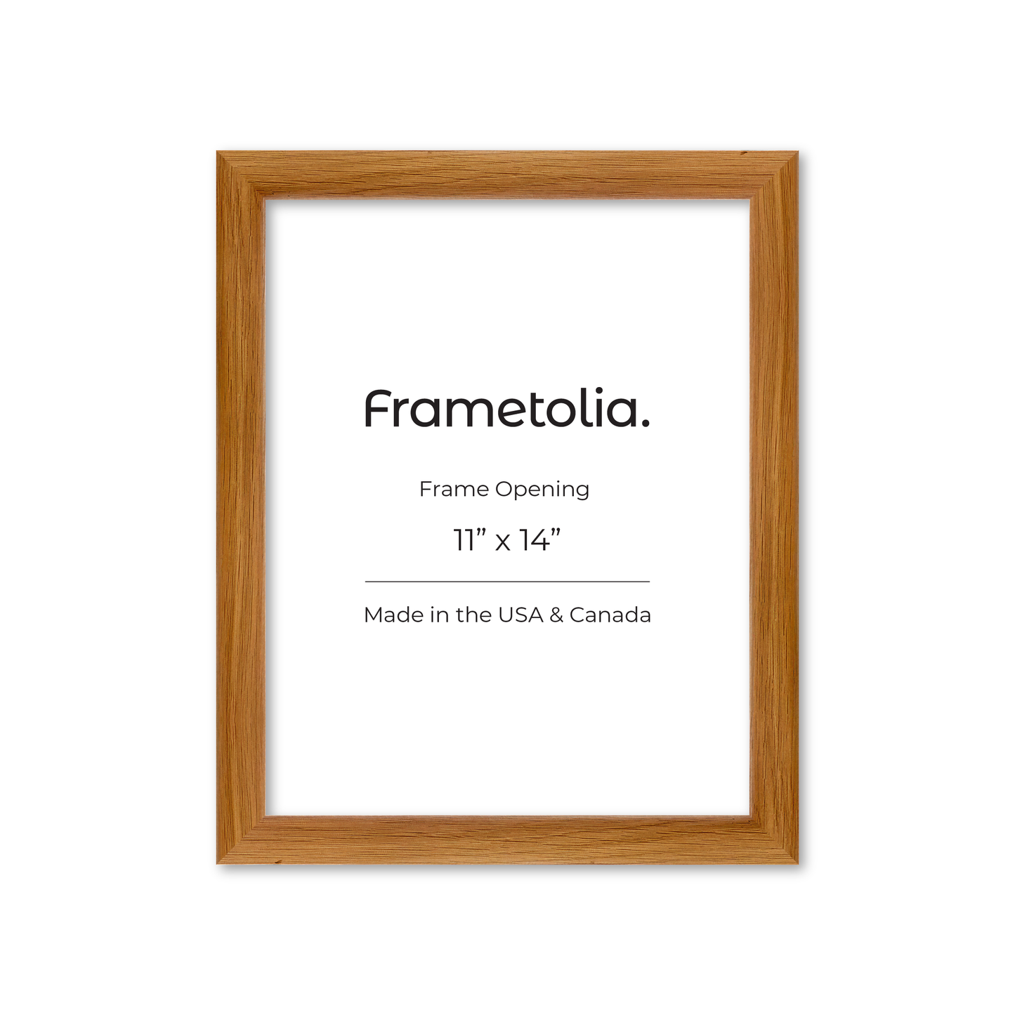 11" x 14" Light Oak Hudson Wall Frame