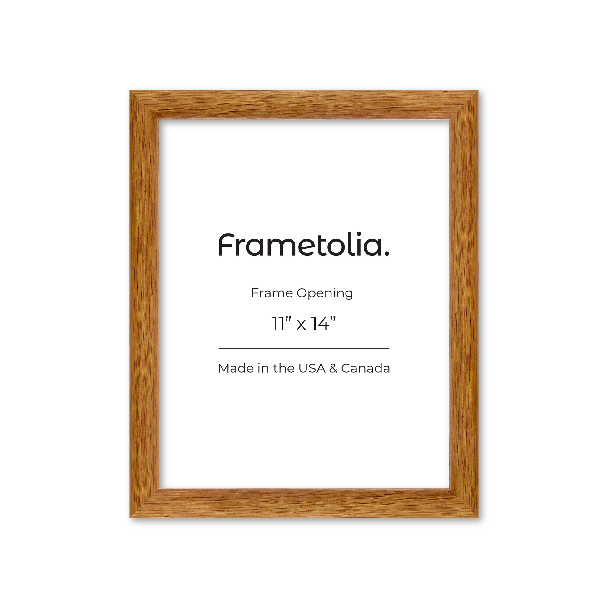 11" x 14" Light Oak Hudson Wall Frame