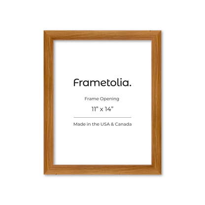 11" x 14" Light Oak Hudson Wall Frame