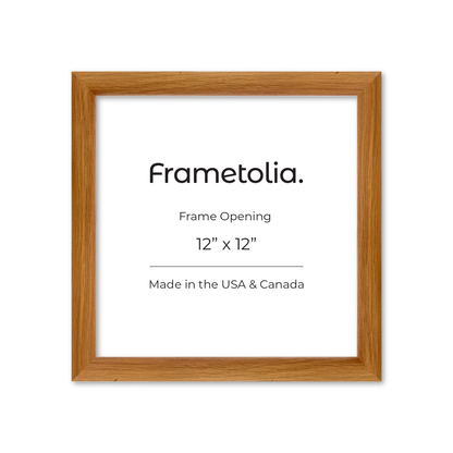 12" x 12" Light Oak Hudson Wall Frame