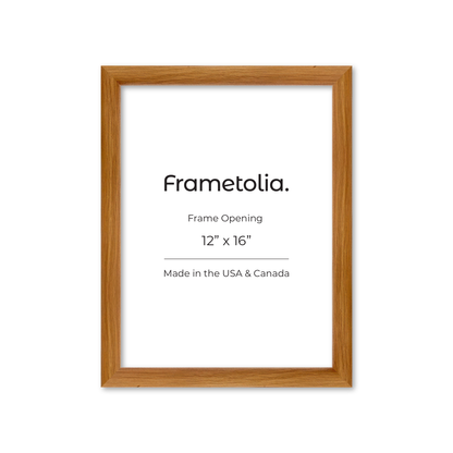 12" x 16" Light Oak Hudson Wall Frame