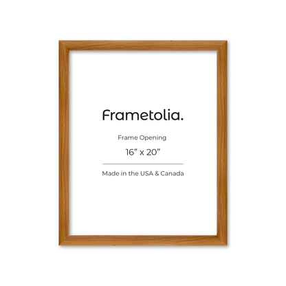 16" x 20" Light Oak Hudson Wall Frame