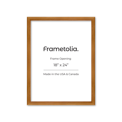 18" x 24" Light Oak Hudson Wall Frame