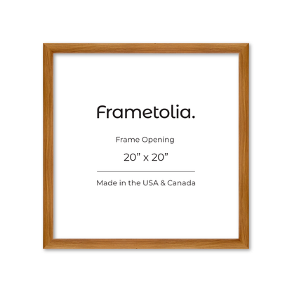 20" x 20" Light Oak Hudson Wall Frame