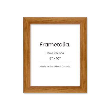 8" x 10" Light Oak Hudson Wall Frame