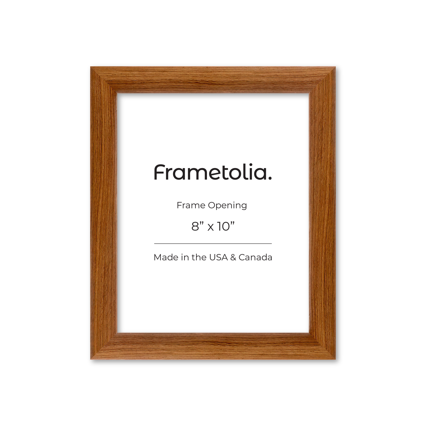 8" x 10" Light Walnut Hudson Wall Frame