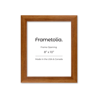 8" x 10" Light Walnut Hudson Wall Frame