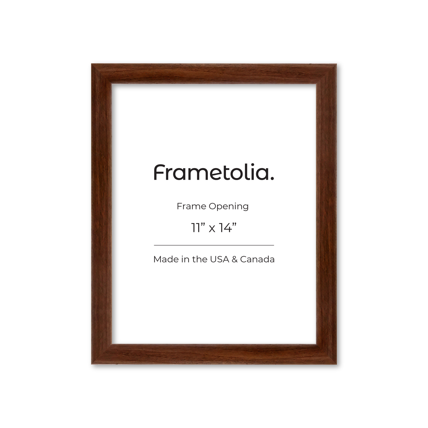 11" x 14" Dark Walnut Hudson Wall Frame