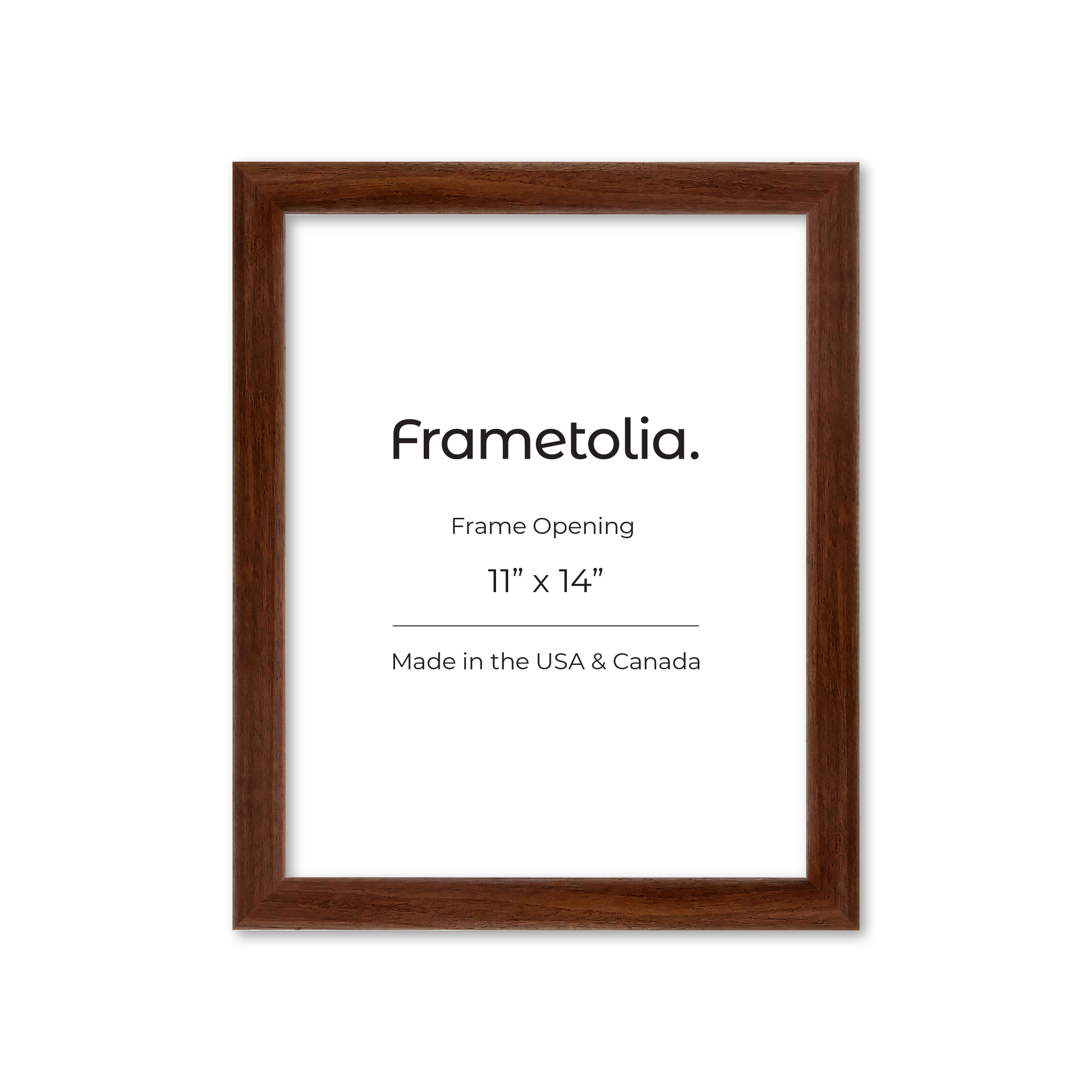 11" x 14" Dark Walnut Hudson Wall Frame