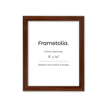 11" x 14" Dark Walnut Hudson Wall Frame