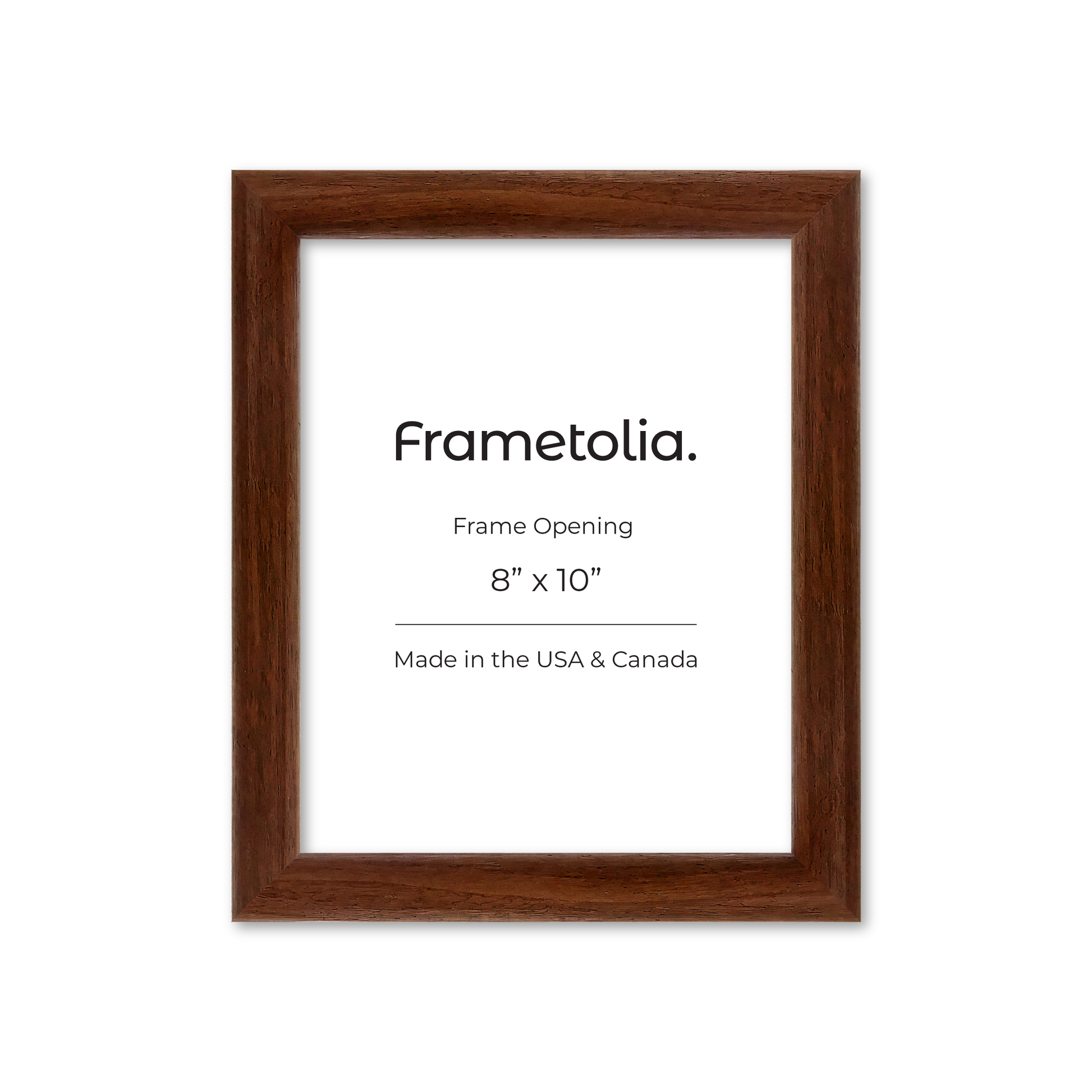 8" x 10" Dark Walnut Hudson Wall Frame