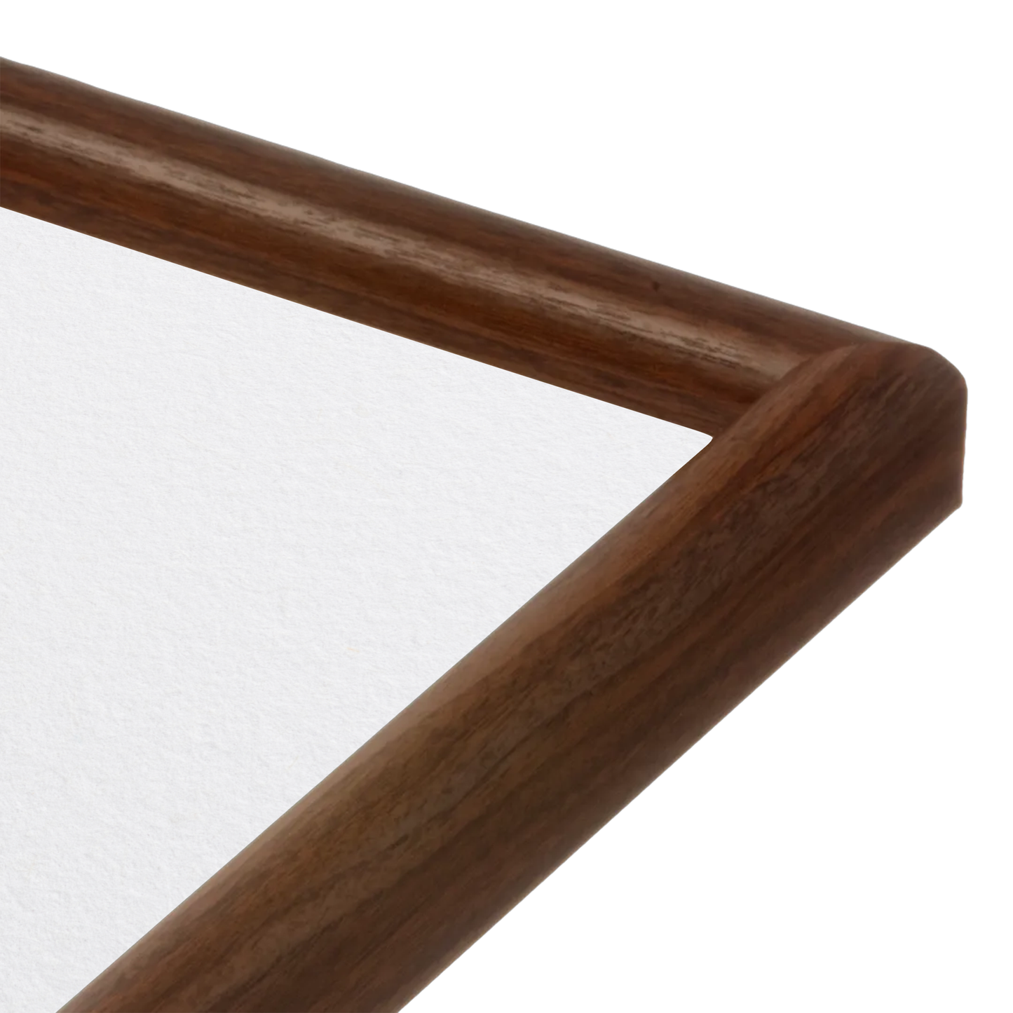 corner of the Dark Walnut Hudson Wall Frame