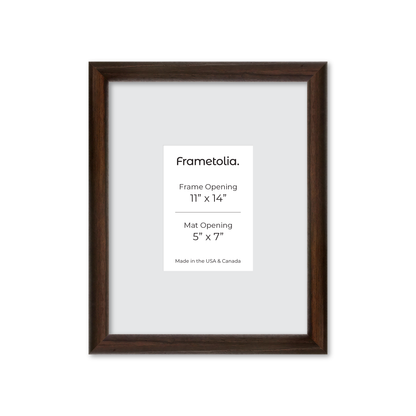 11" x 14" Dark Oak Hudson Wall Frame