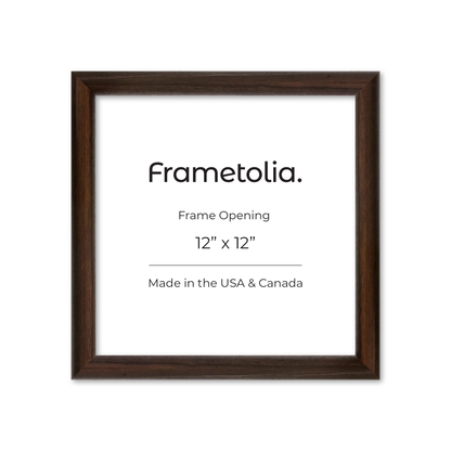 12" x 12" Dark Oak Hudson Wall Frame