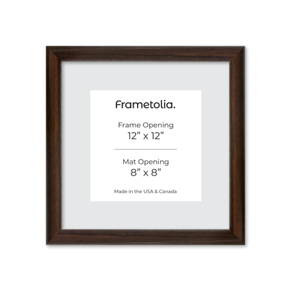 12" x 12" Dark Oak Hudson Wall Frame