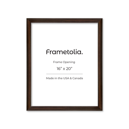16" x 20" Dark Oak Hudson Wall Frame