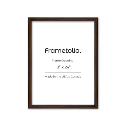 18" x 24" Dark Oak Hudson Wall Frame