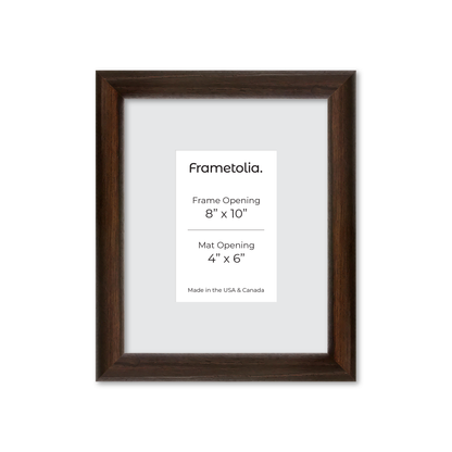 8" x 10" Dark Oak Hudson Wall Frame