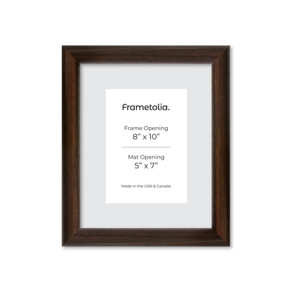8" x 10" Dark Oak Hudson Wall Frame
