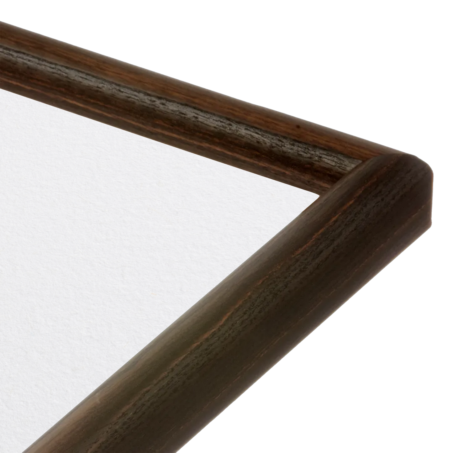 corner of the Dark Oak Hudson Wall Frame