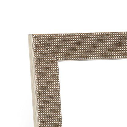 Silver Leaf Dots Medium Width Table Top Frame