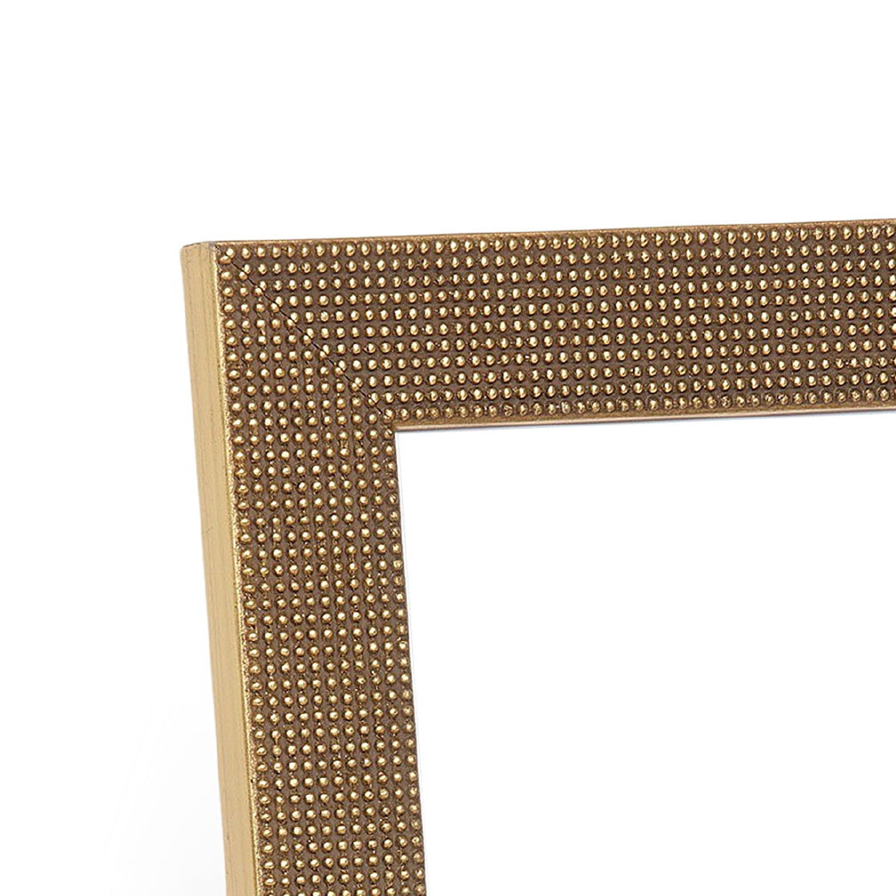 Gold Leaf Dotted Medium Table Top Frame