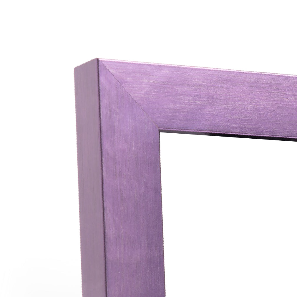 Purple Iris Medium Width Wood Table Top Frame