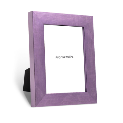 Purple Iris Medium Width Wood Table Top Frame