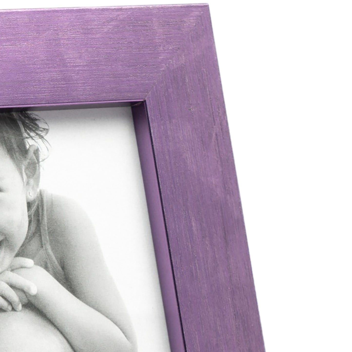 Purple Iris Medium Width Wood Table Top Frame