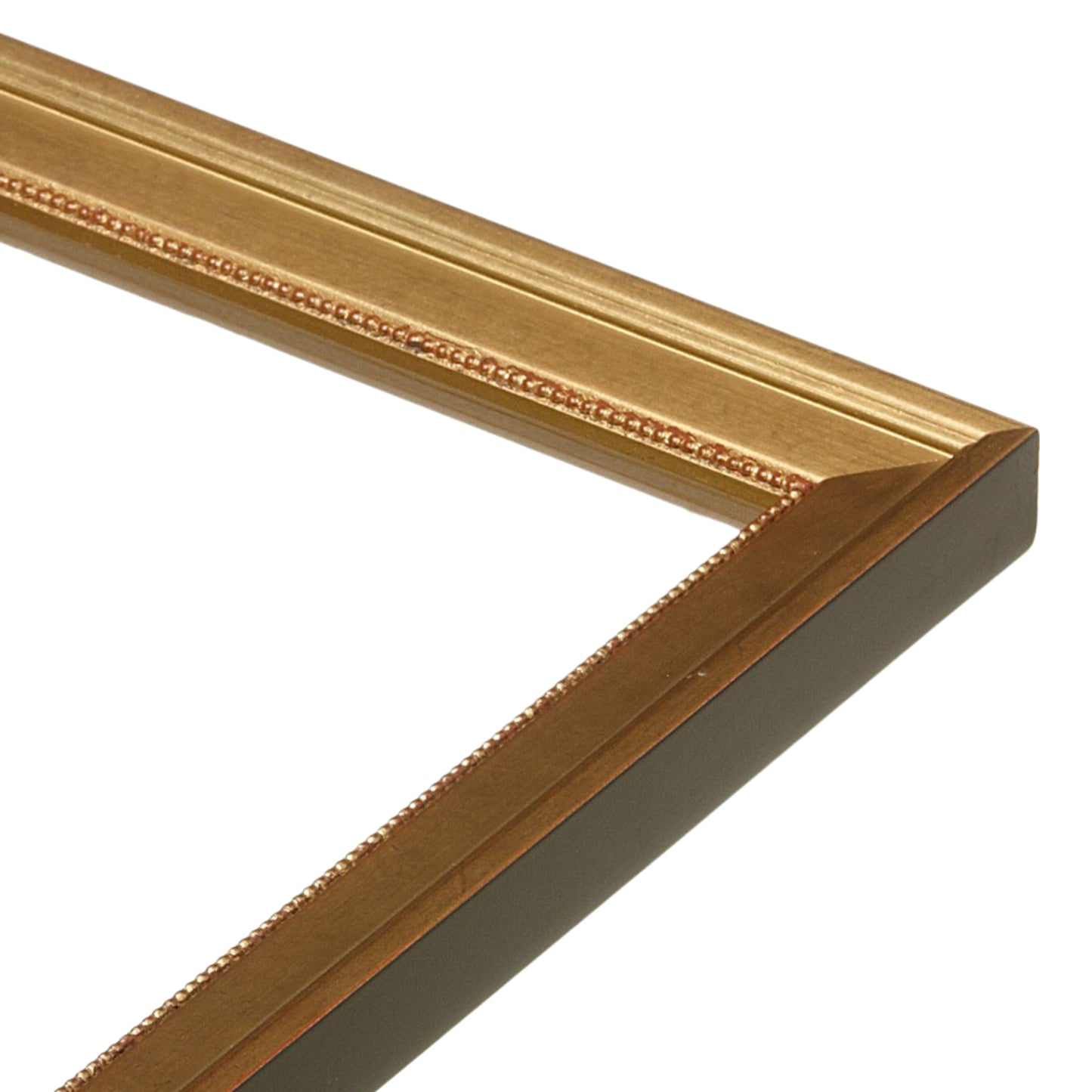 Gilded Gold Distressed Narrow Width Table Top Frame
